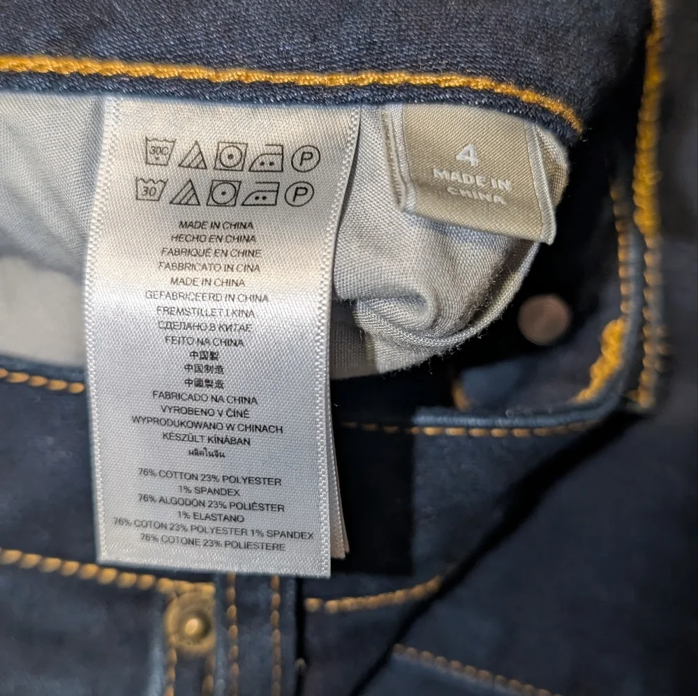Michael Kors Dark Wash Denim Skinny Jeans - Picture 5 of 7